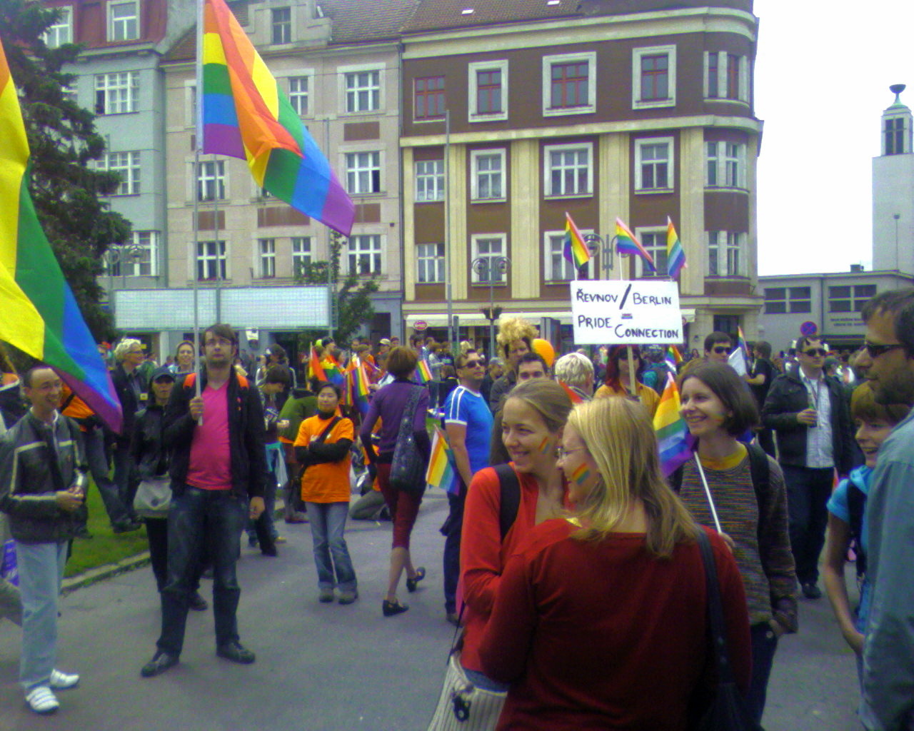 Queer Parade à Tábor (CZ)